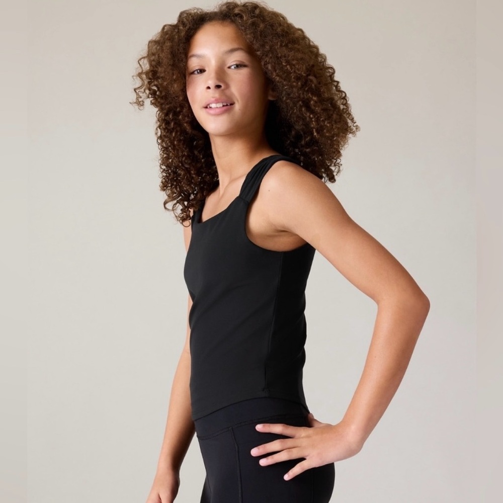 Athleta Girl Transcend Ruched Support Tank Top, Small 7